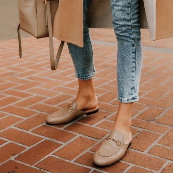Gucci Women’s Pre-Owned Princetown Loafer Mule Leather Cream Size 39 - Picture 12 of 12